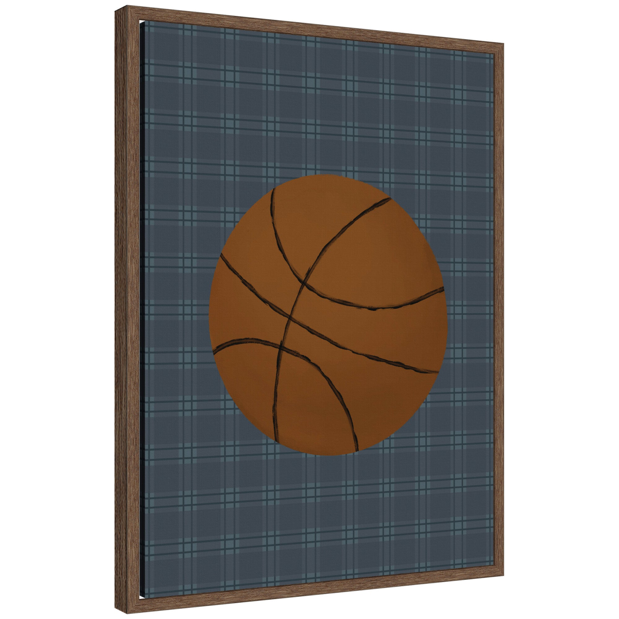 Framed Canvas 18x24 Sylvie Walnut 1
