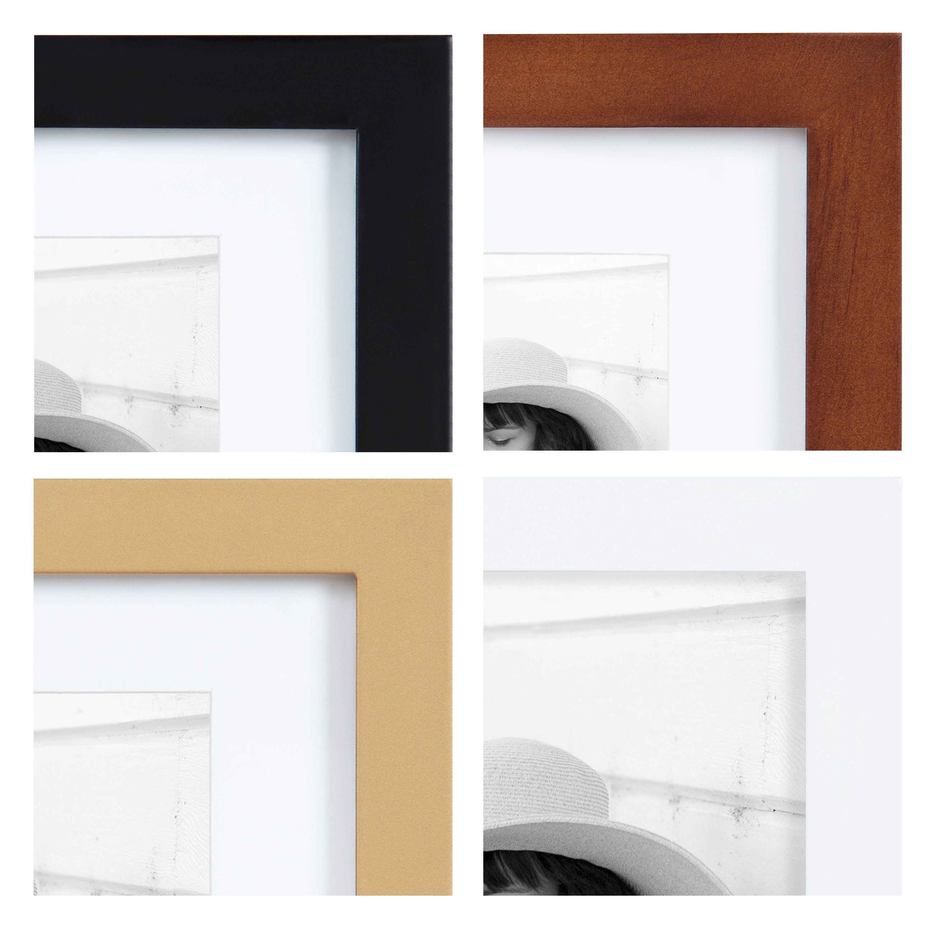 Frame Box Set Multi Brown 10 Piece 3