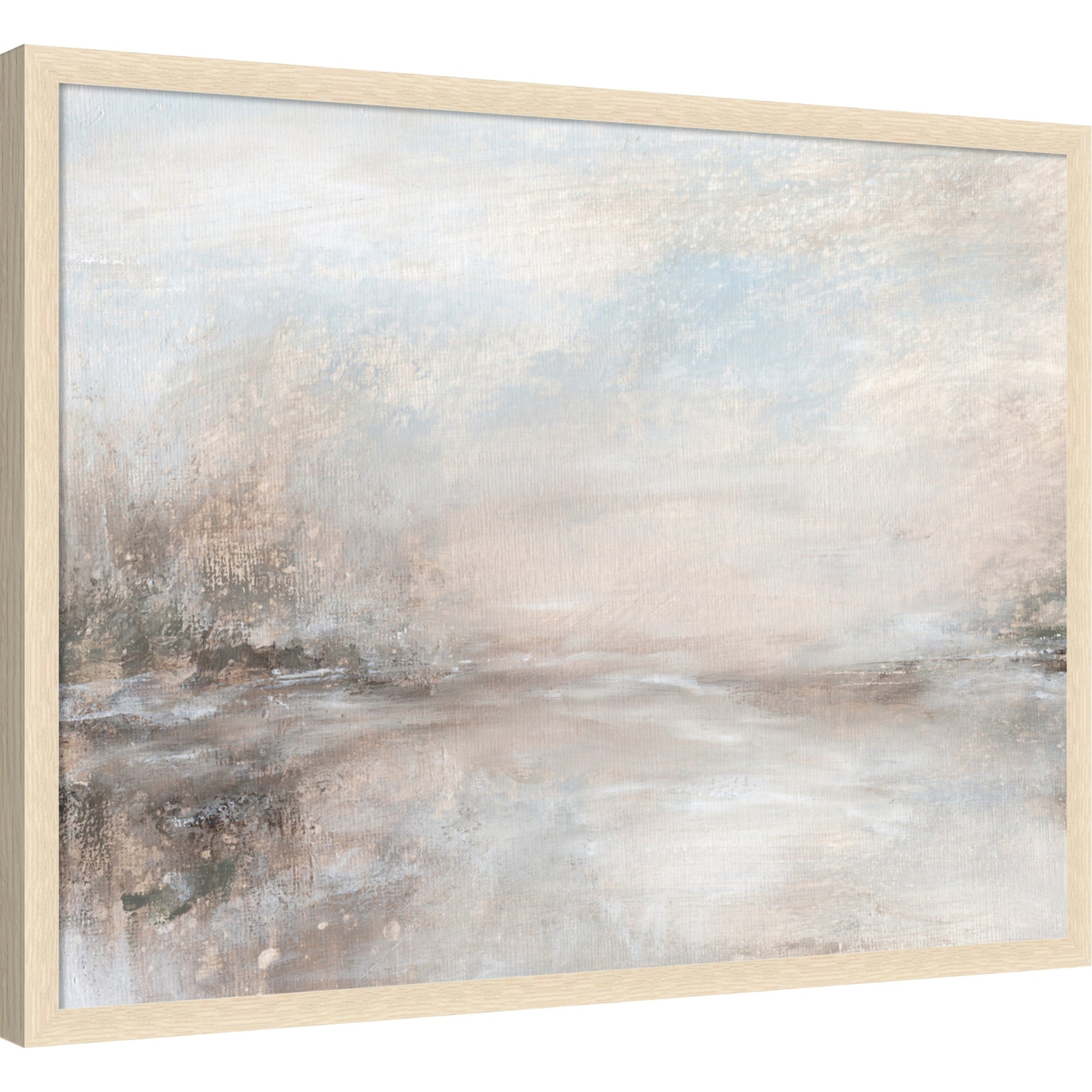Mounted Canvas 38x29 Woodgrain Stripe Blonde 5