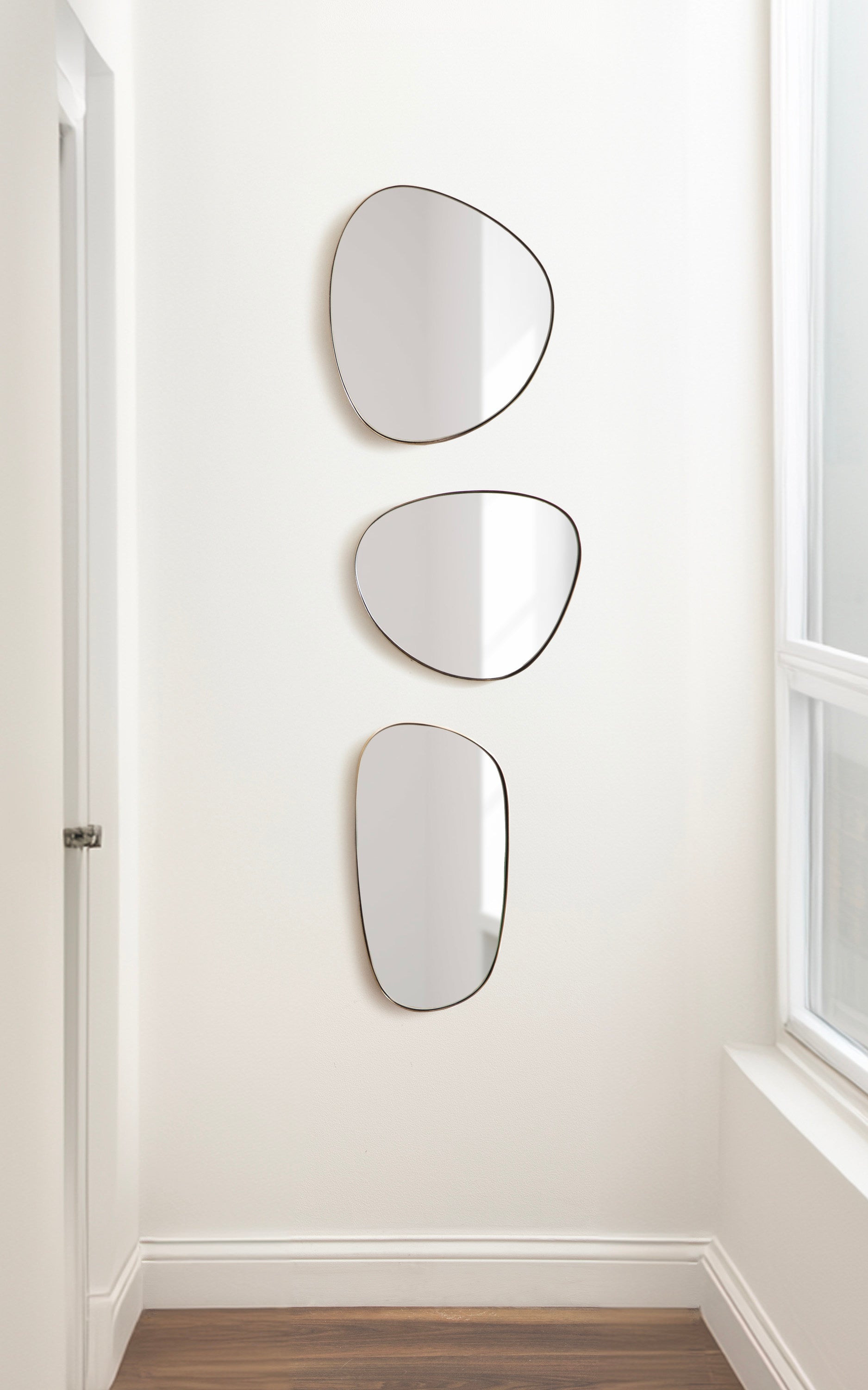 Rollo Metal Mirror Set of 3