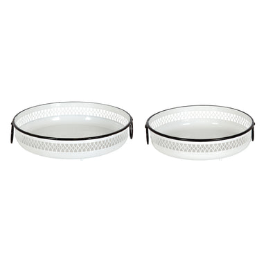 Tray Set White 2 Piece 2