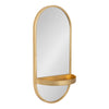 Estero KD Metal Wall Mirror with Shelf