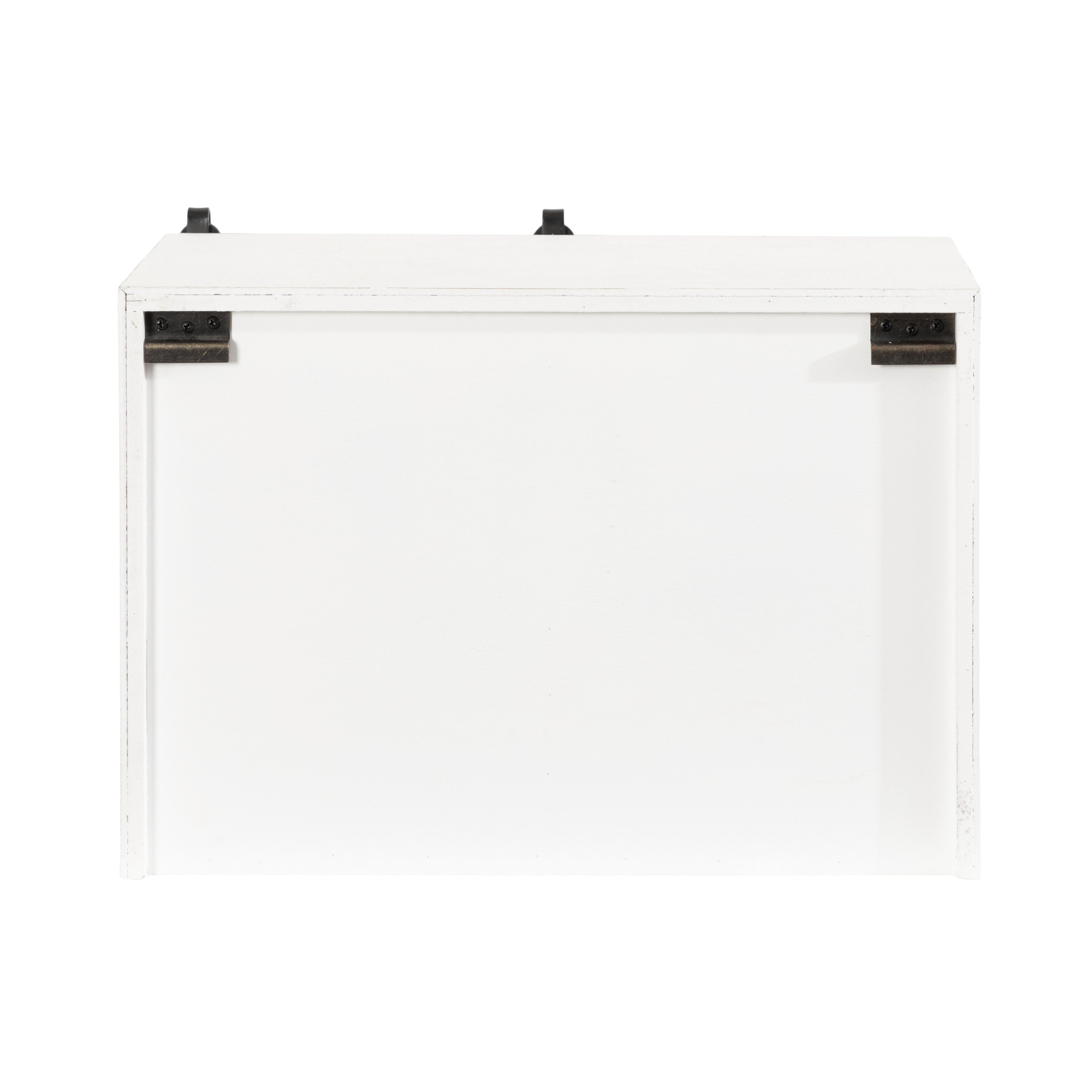 Floating Side Table White 20x12x15 4