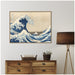 Framed Canvas 42x32 Sylvie Dark Gold 7