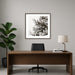 Framed Art Hardwood Wedge Mocha 33x33 5