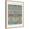Sylvie Poster William Morris Tulip and Rose 1876 Framed Canvas by The Art Institute of Chicago