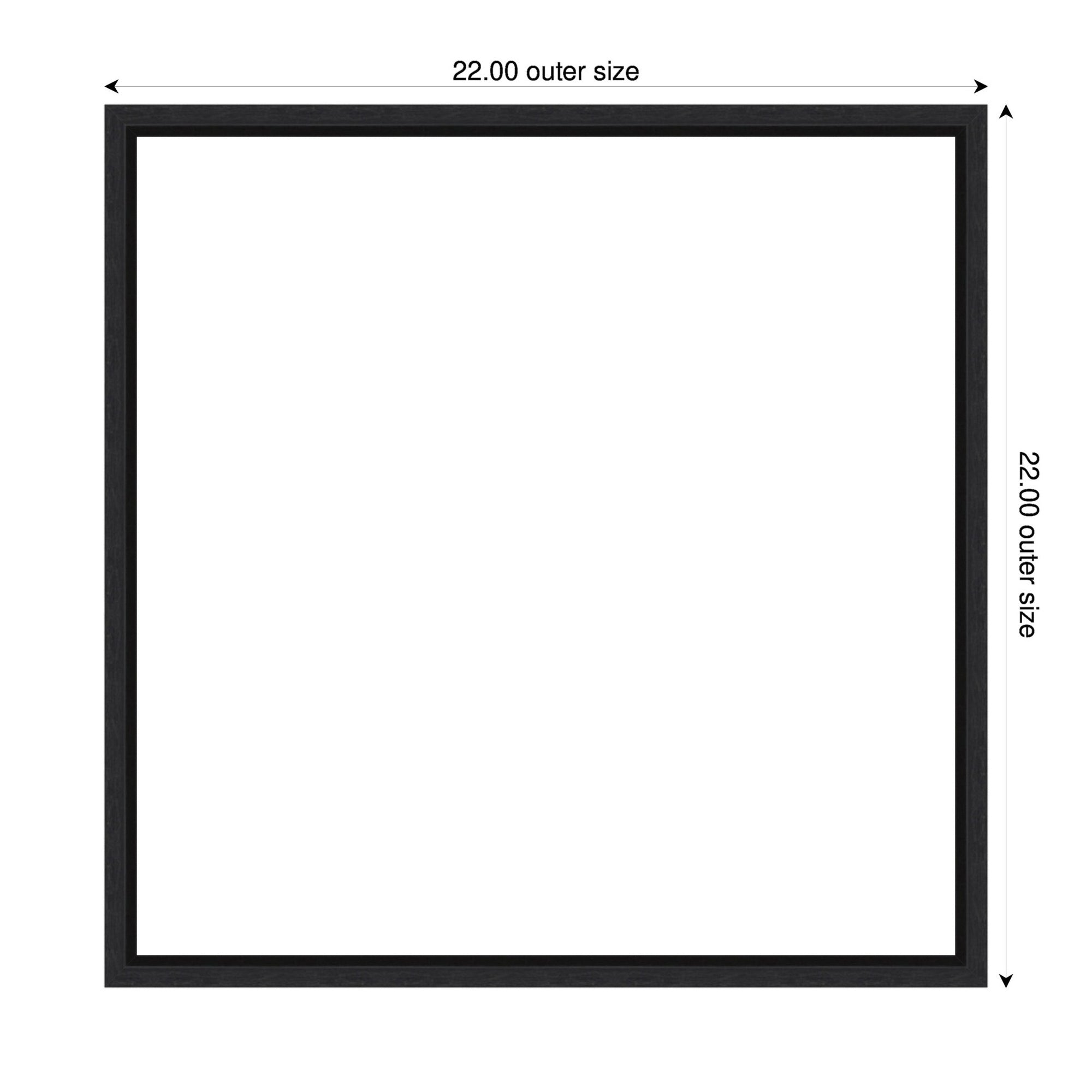 Art Set 2 Piece Set 22x22 Sylvie Black 2