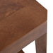 Side Table Walnut Brown 12x12x28 3