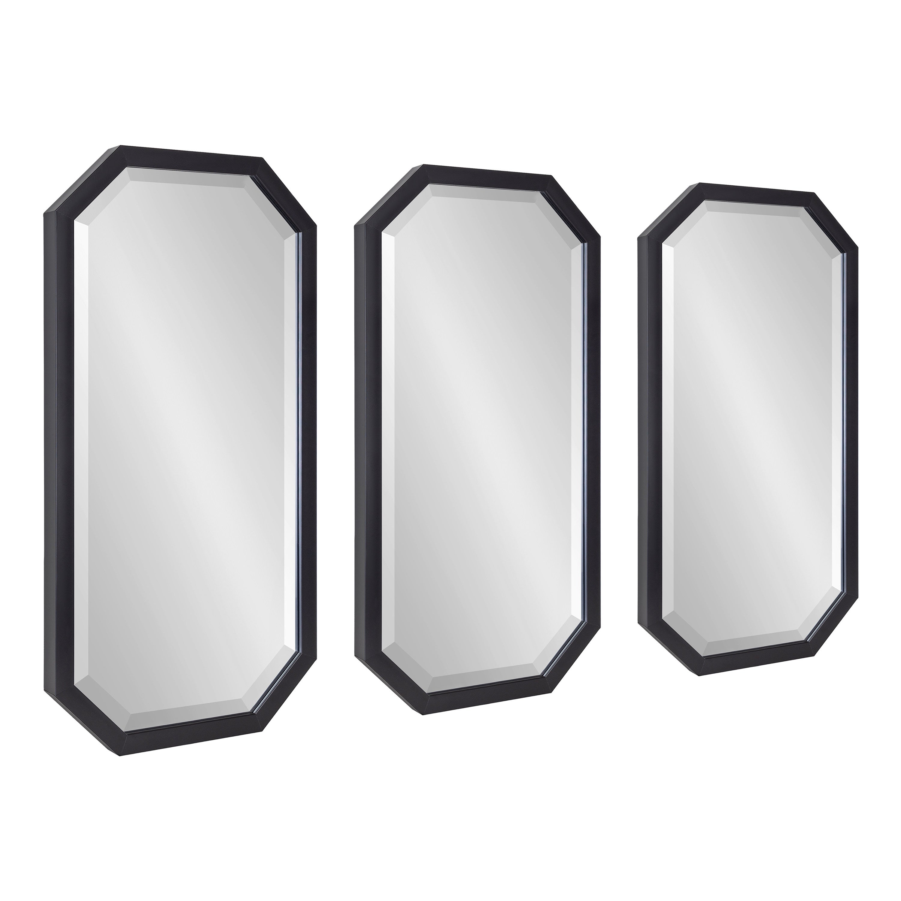 Mirror Set Black 3 Piece 1