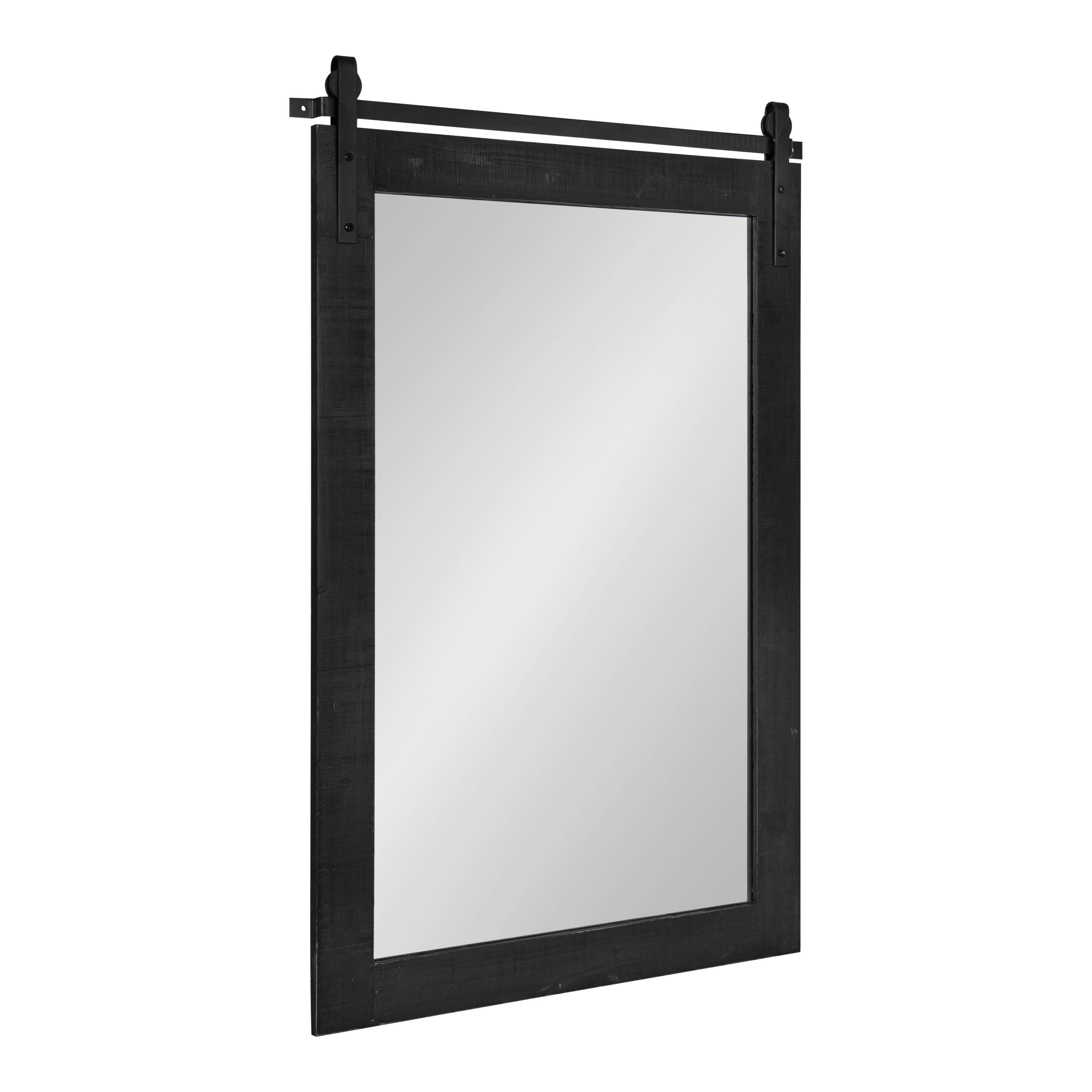 Rectangle Mirror Black 24x38 1