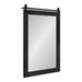 Rectangle Mirror Black 24x38 1
