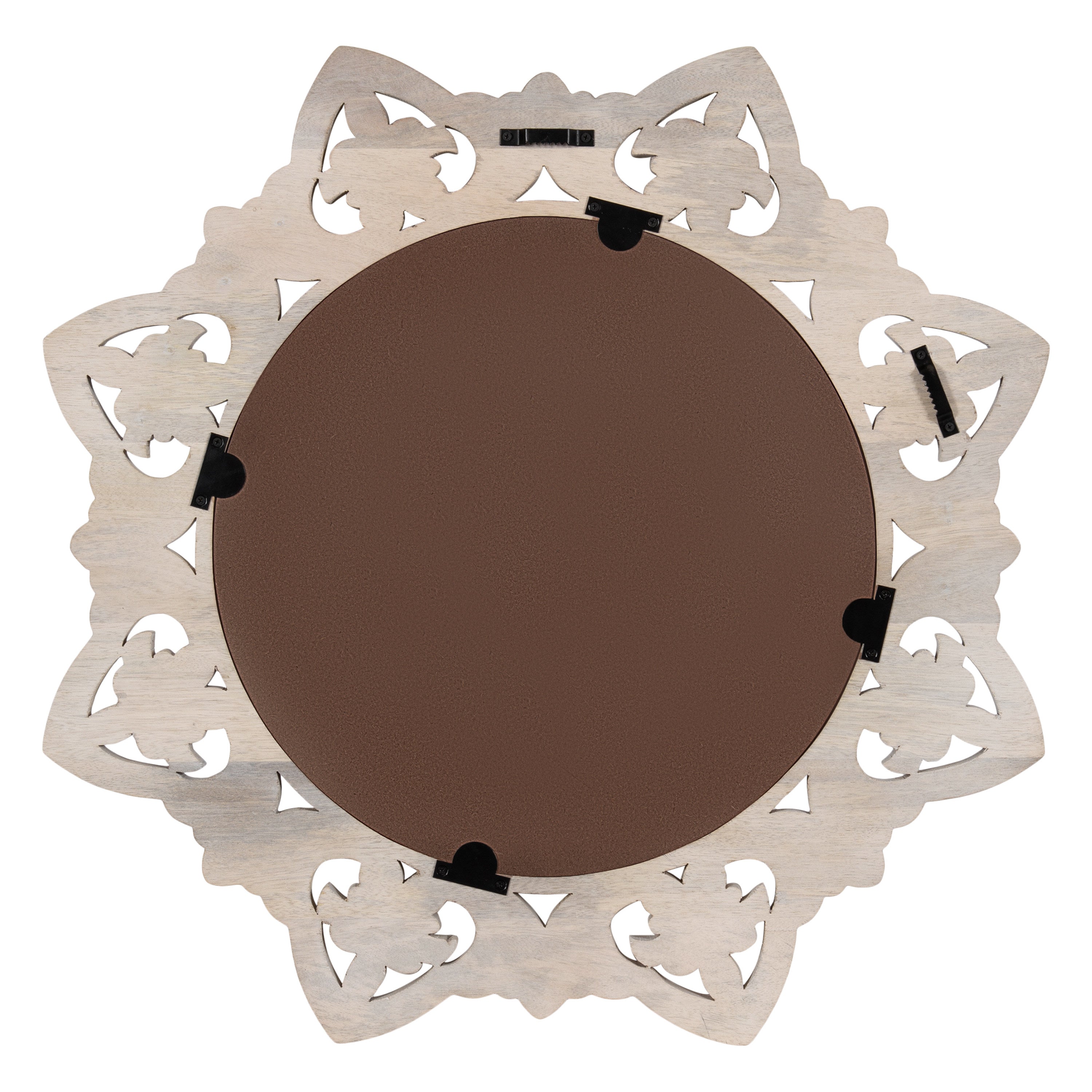 Decorative Mirror Natural Beige 28x28 4