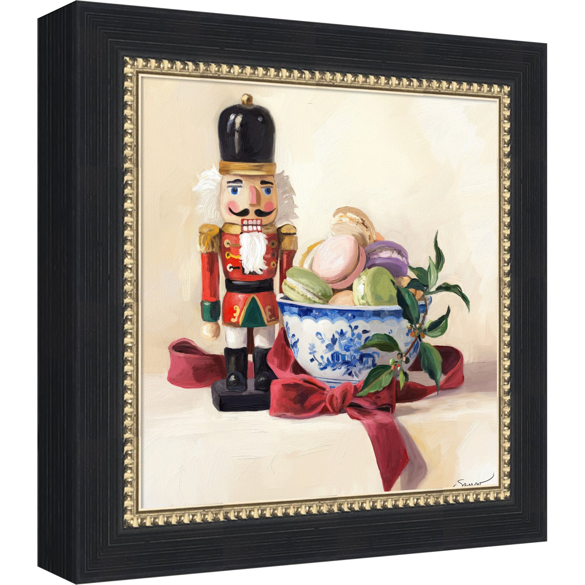 Mounted Canvas Belmont Black 10x10 1