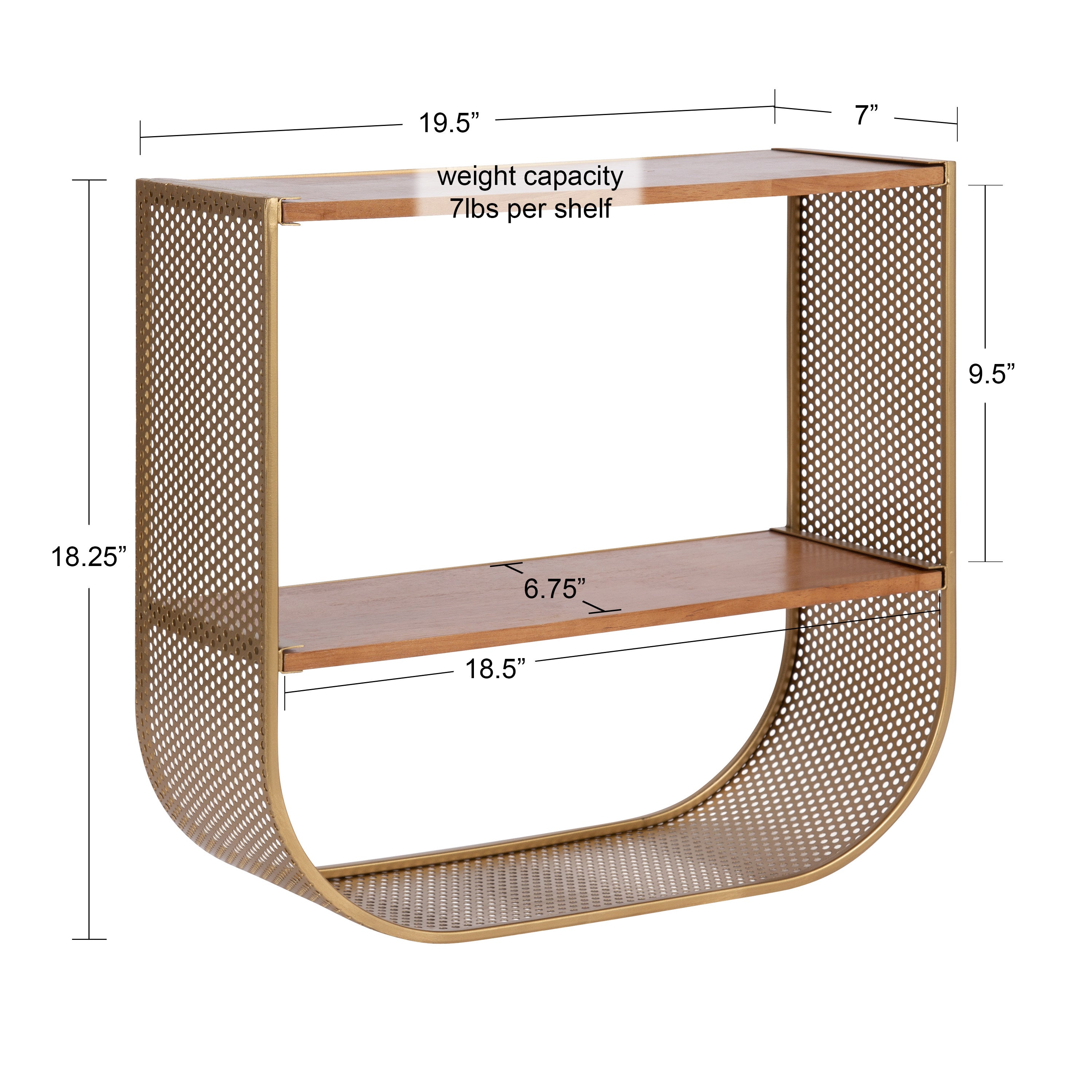 Urso Arch Tiered Floating Side Table