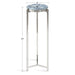 Drink Table Blue Silver 9x9x23 2