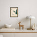Mounted Canvas Castellan Black 13x16 5