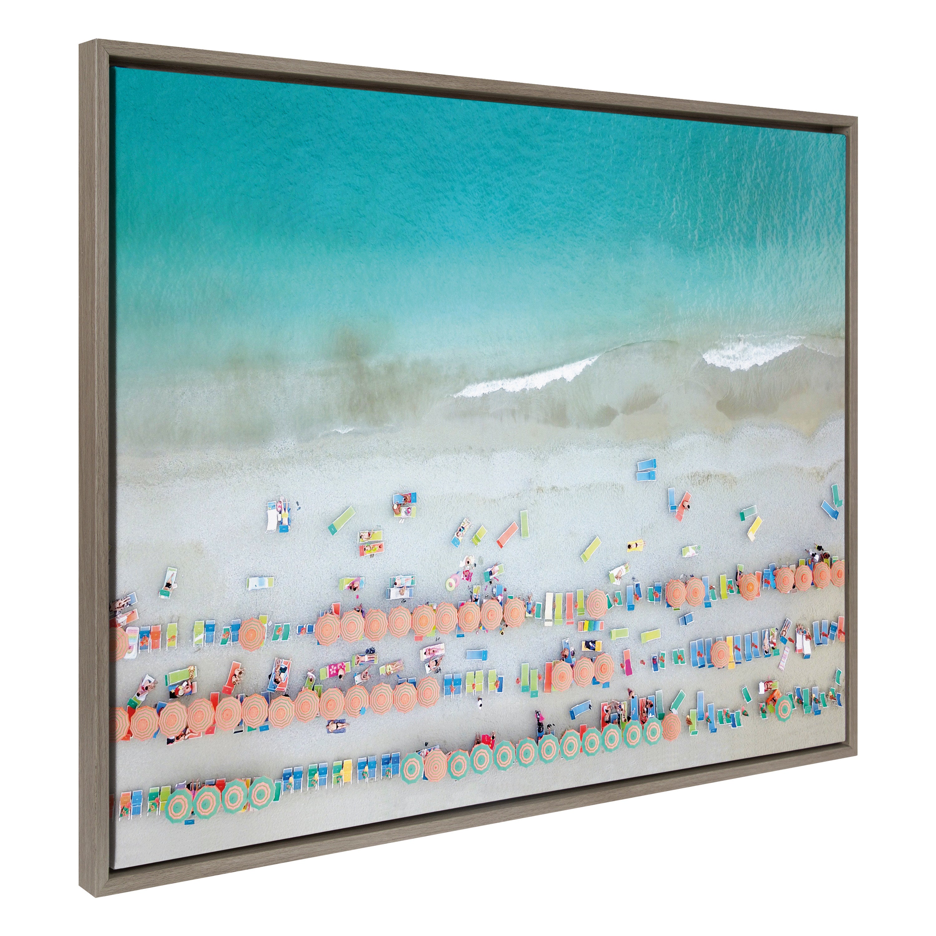Framed Canvas Sylvie Graywash 31.5x41.5 1