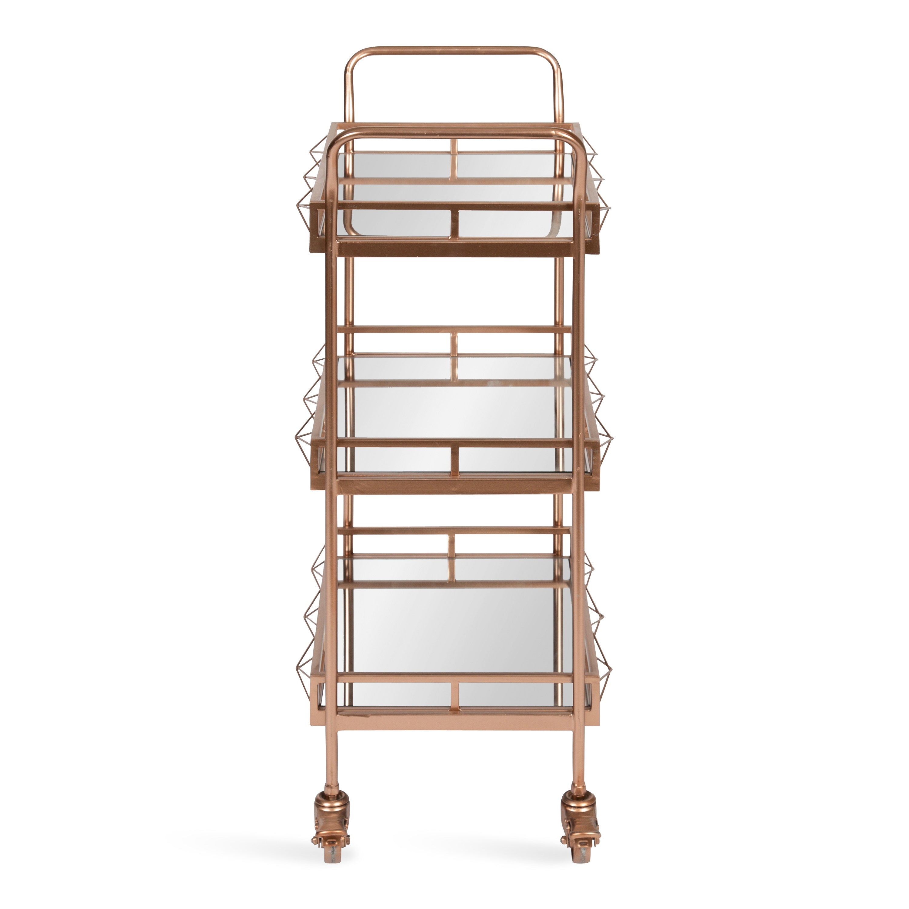 Bar Cart 23x13x35 Rose Gold 4