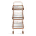Bar Cart 23x13x35 Rose Gold 4