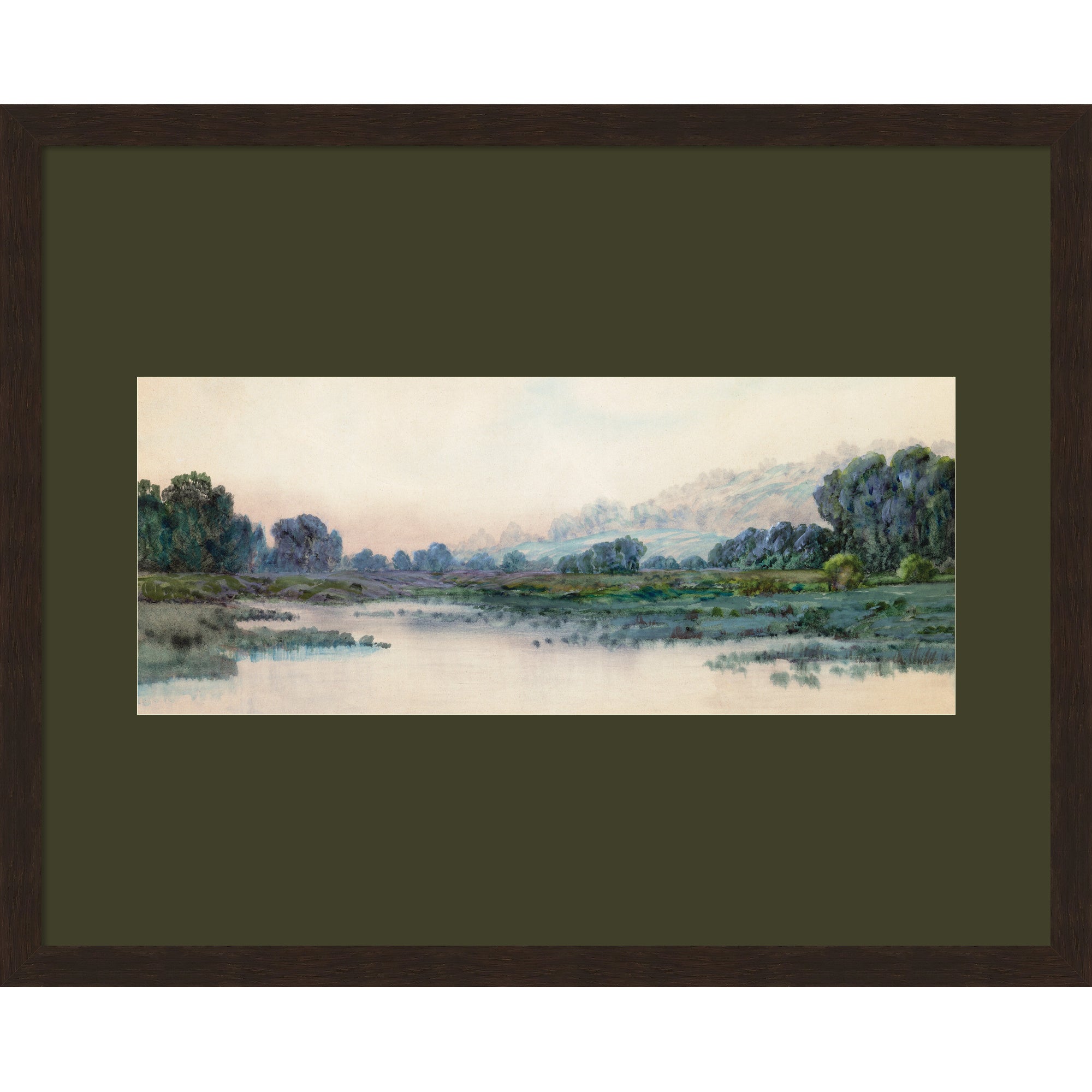 Framed Art 21x17 Carlisle Espresso Narrow 1