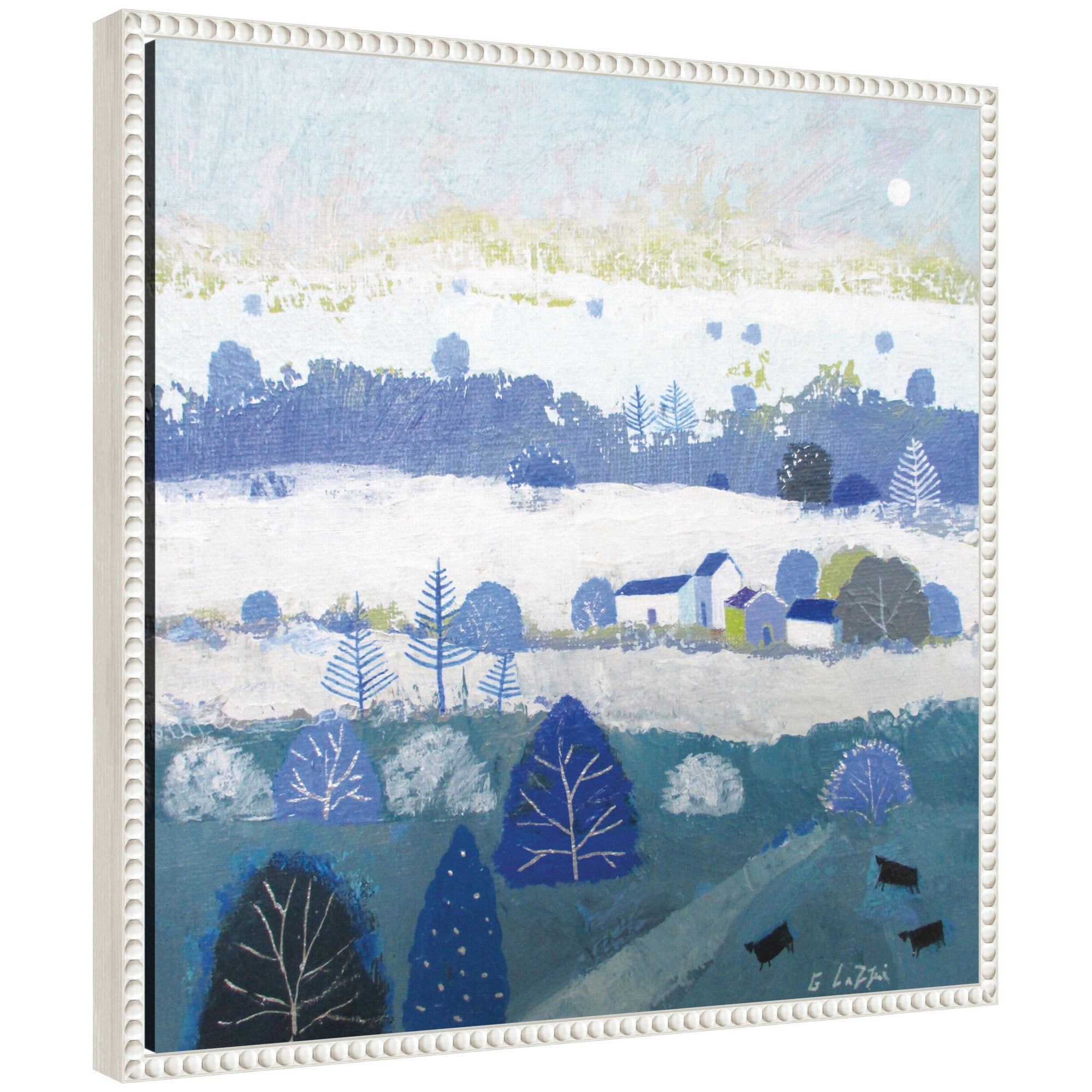 Sylvie Winter Dales Framed Canvas by Giuliana Lazzerini