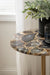 Side Table Black Gold 14x14x24 7