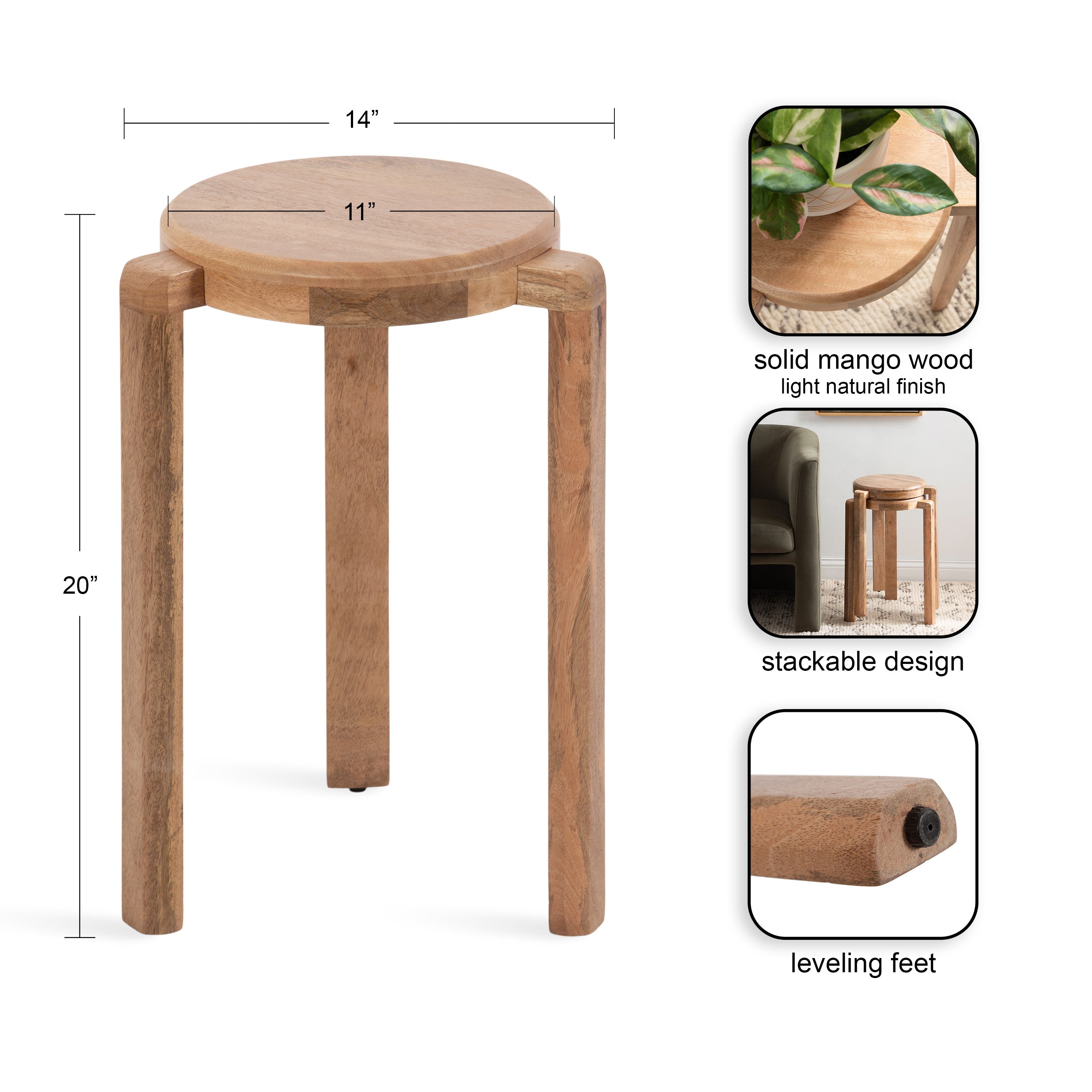 Stuart Wood Side Table