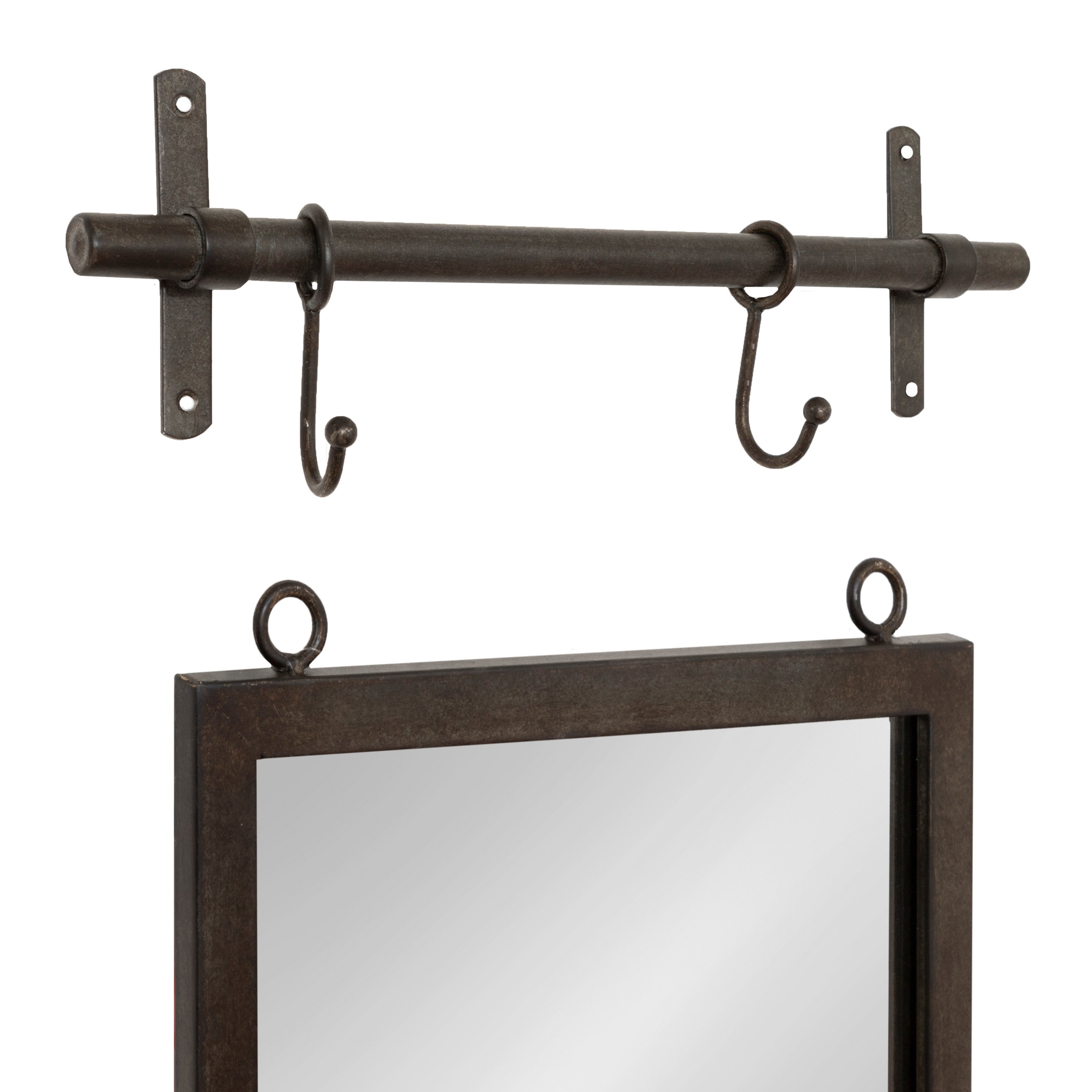 Gammons Wall Mirror with Shelf