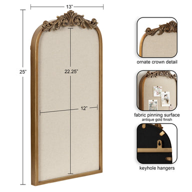 Pinboard 13x25 Gold 2