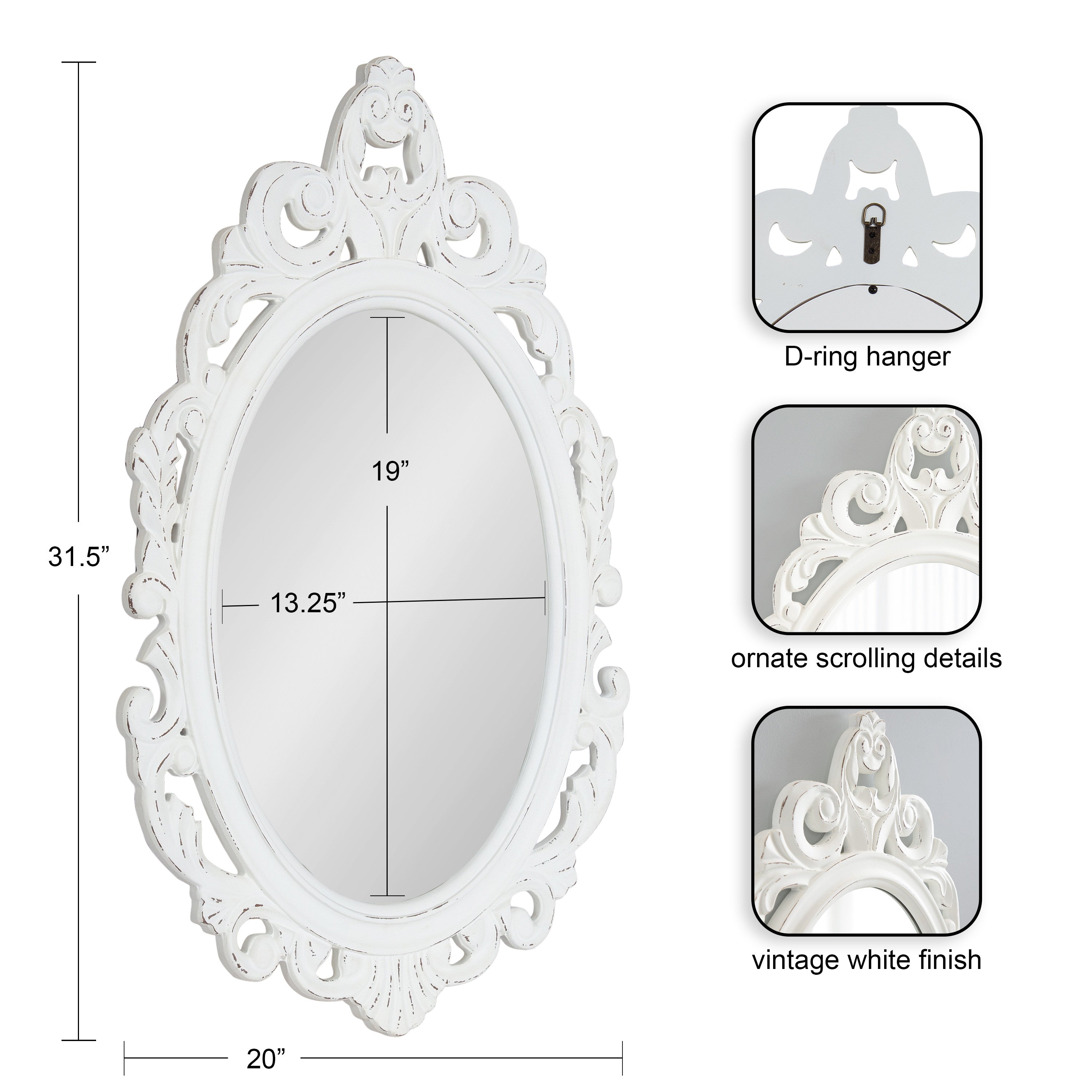 Oval White 20x32 2