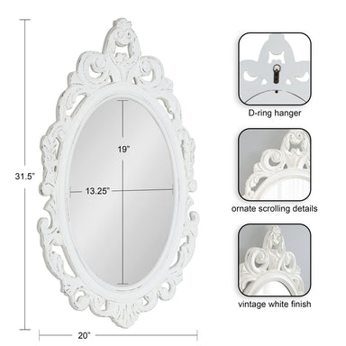 Oval White 20x32 2