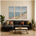 Art Set Sylvie Beaded Rustic Natural 3 Piece Set 18x40 6