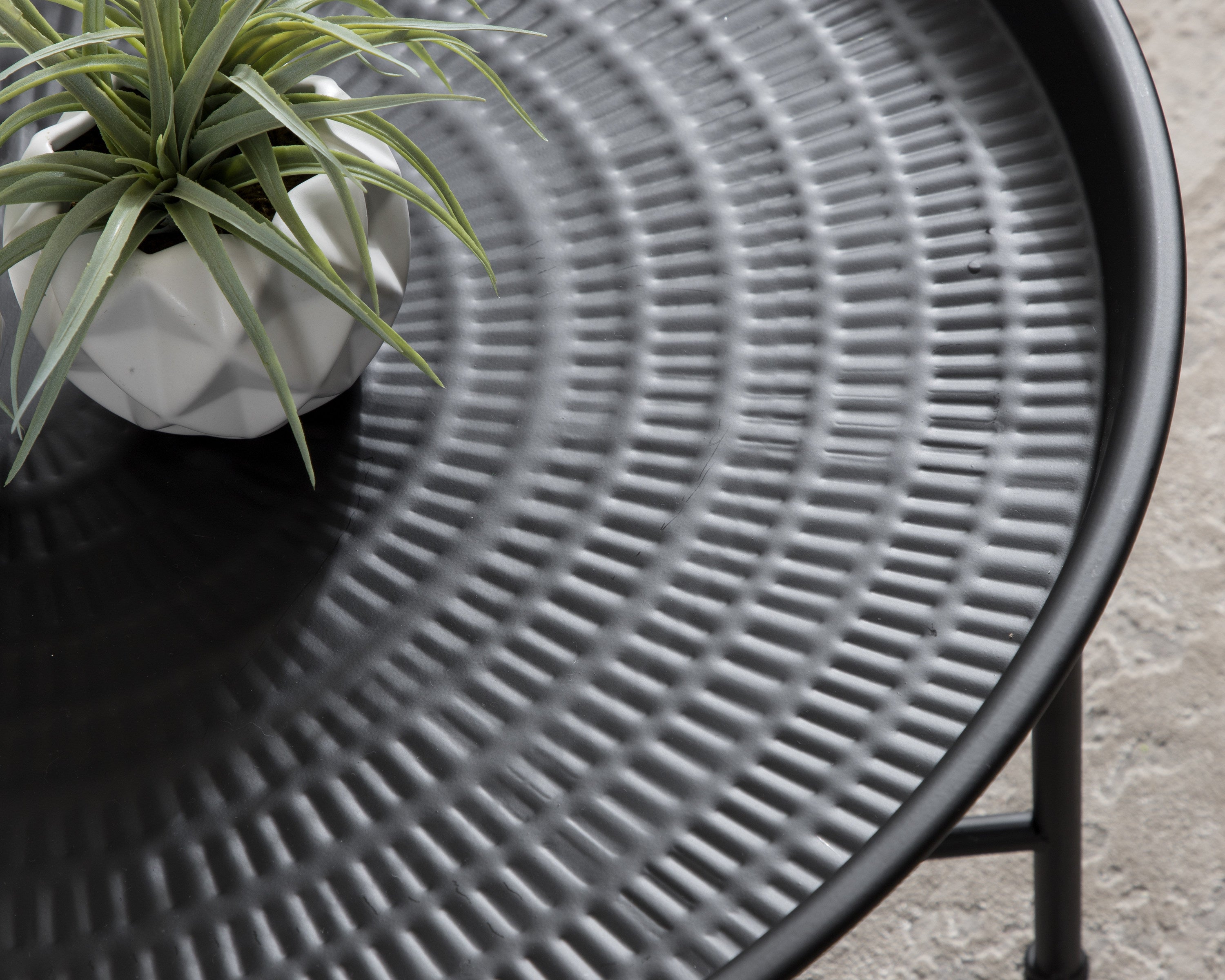 Mahdavi Round Metal Coffee Table