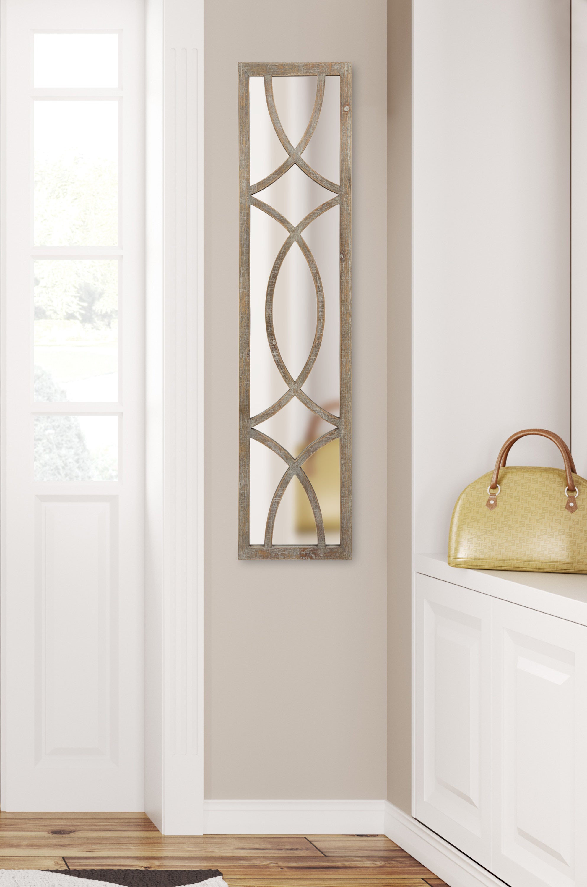 Tolland Wood Panel Wall Mirror