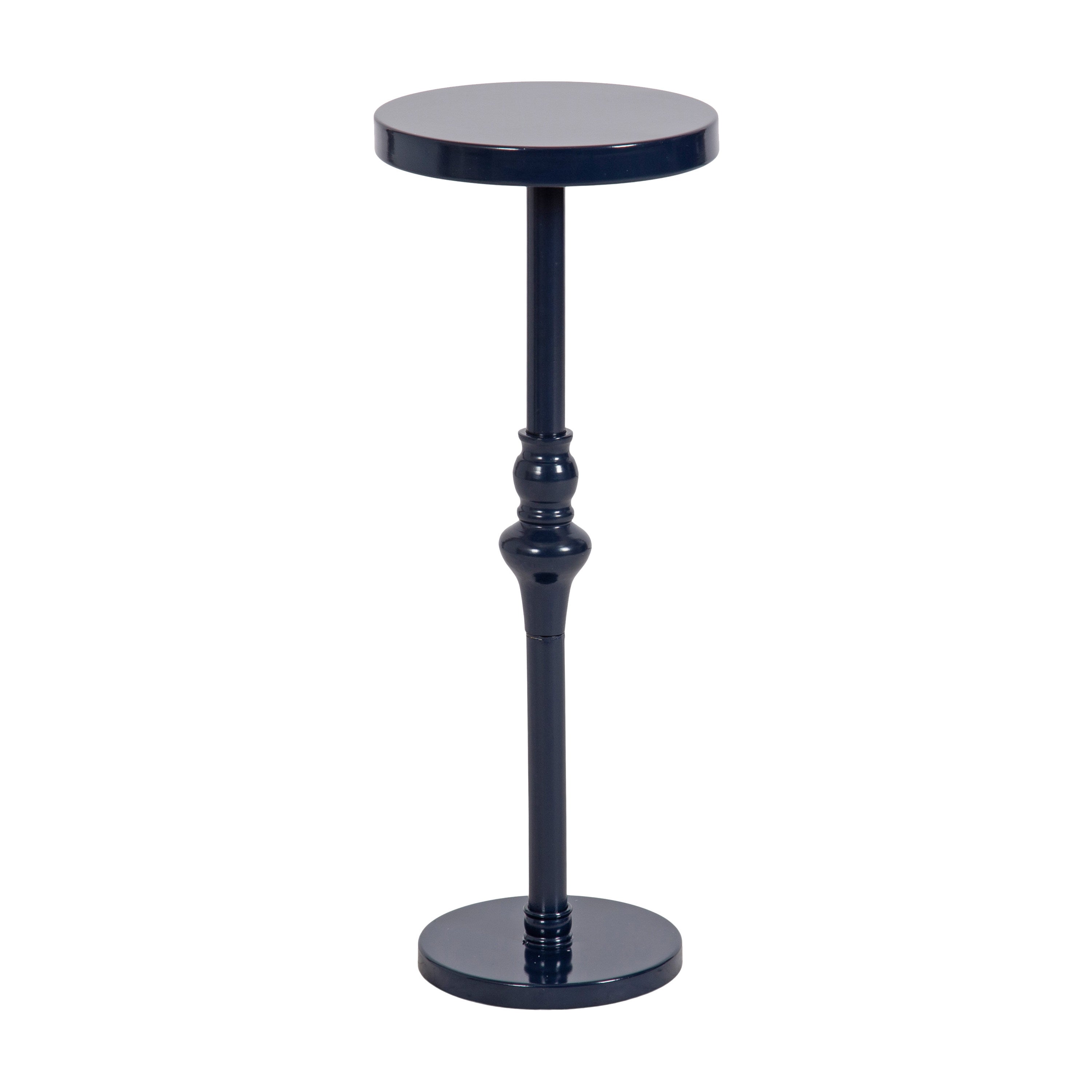 Drink Table Navy Blue 9x9x22 1