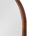 Arch Mirror Walnut Brown 24x32 3