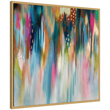 Framed Canvas 30x30 Sylvie Bright Gold 1