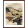 Framed Art Tonal Mountains II by Amy Lighthall