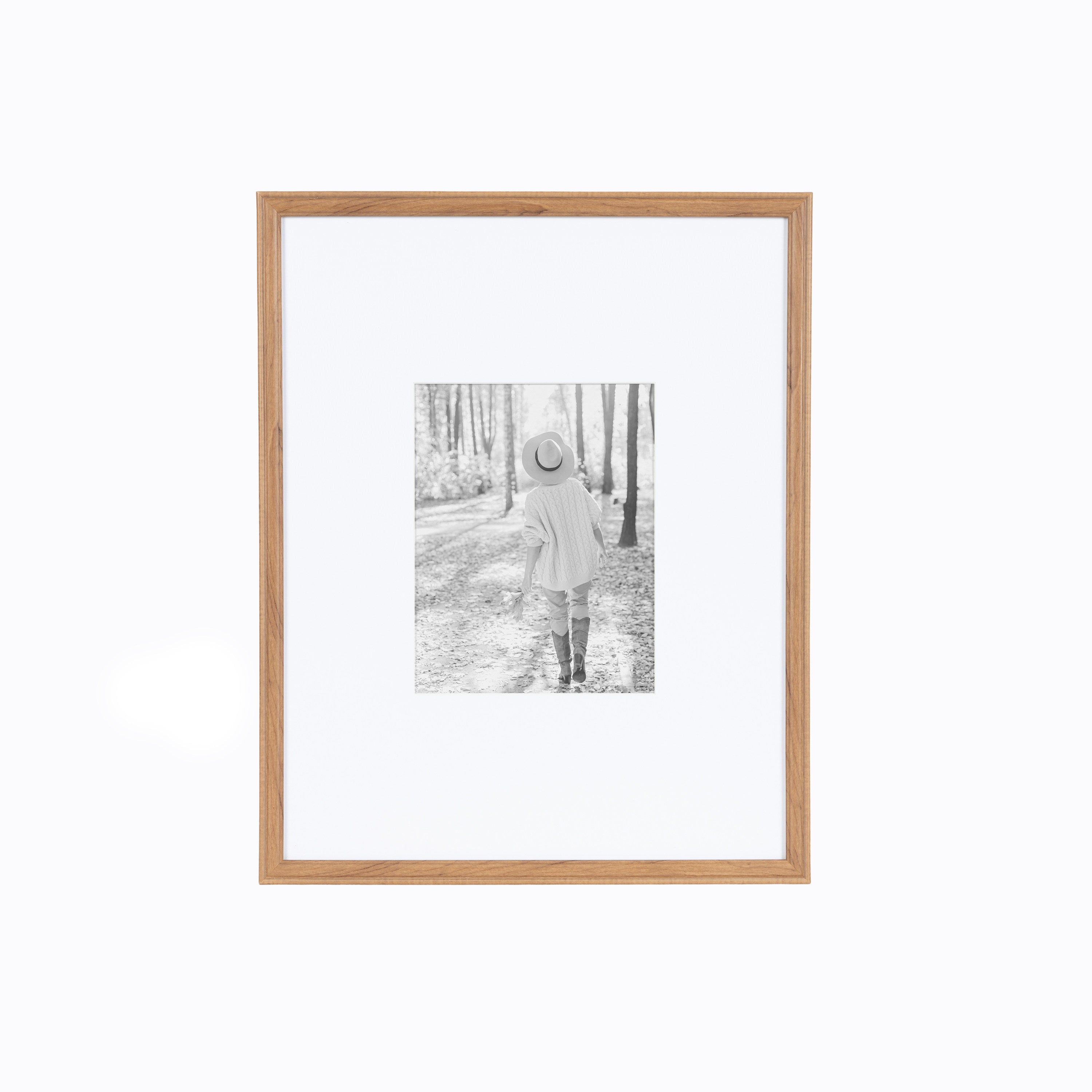 Wall Frame Brown 16x20 matted to 8x10 6