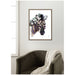 Framed Canvas Sylvie Walnut 18x24 5