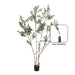 Faux Tree 7' Distressed White 5