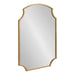 Scallop Mirror Gold 20x30 1