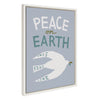 Sylvie Holiday Peace on Earth Framed Canvas by Hannah Beisang
