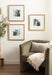 Wall Frame Gold 16x16 matted to 8x8 7