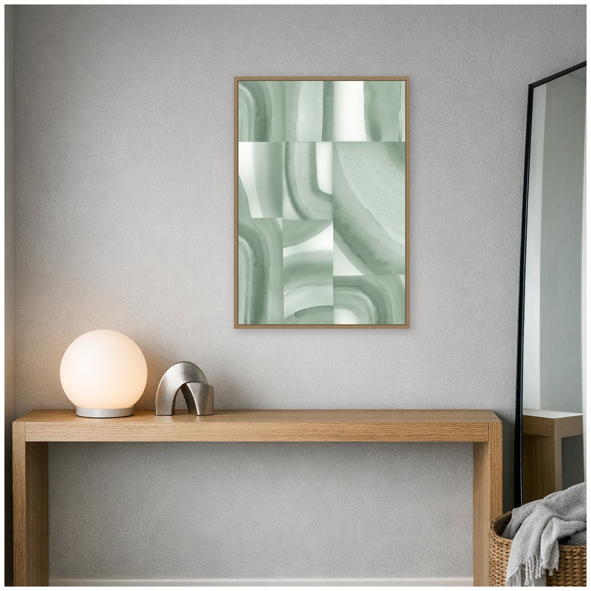 Framed Canvas Sylvie Dark Gold 23x33 5