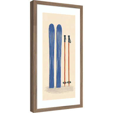 Framed Art Svelte Walnut 13x25 1