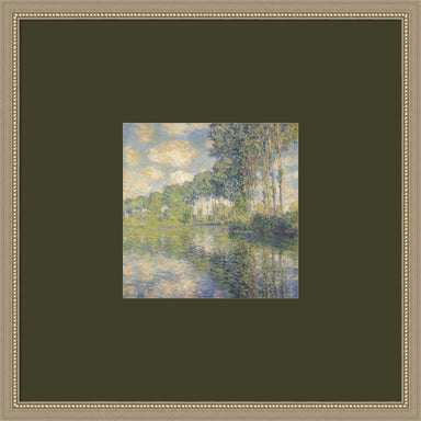 Framed Art 26x26 Belmont Distress Silver 1