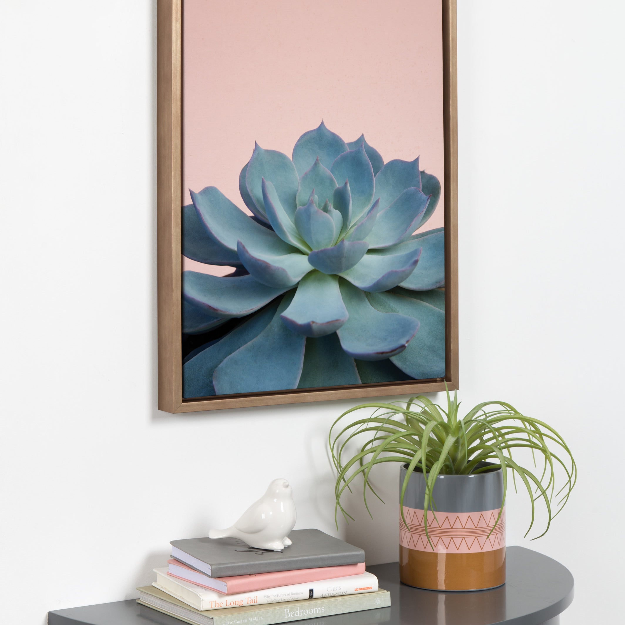 Framed Canvas Sylvie Dark Gold 18x24 5