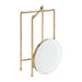Tea Table Gold White 14x14x26 4