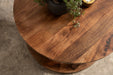 Coffee Table Walnut Brown 26x26x16 8